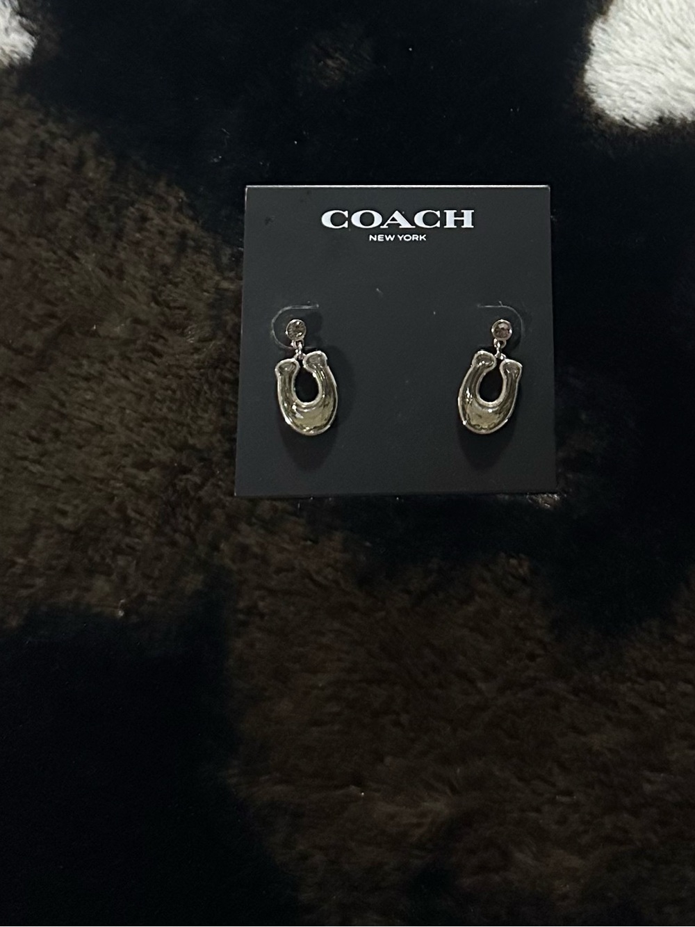 Silver-Tone Drop Earrings